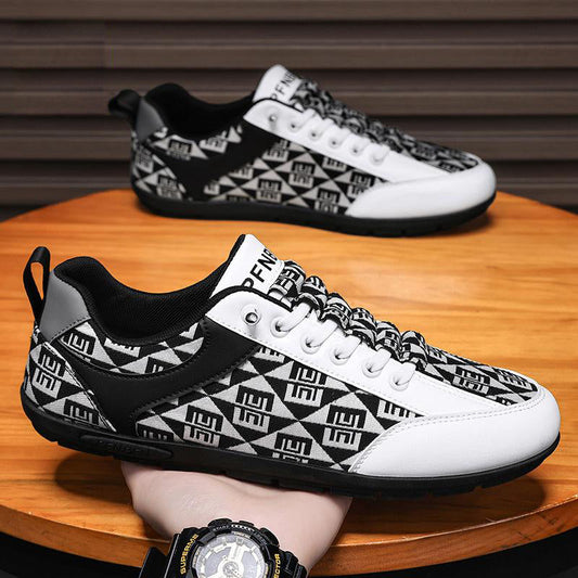 Retro Pattern Casual Sports Flats