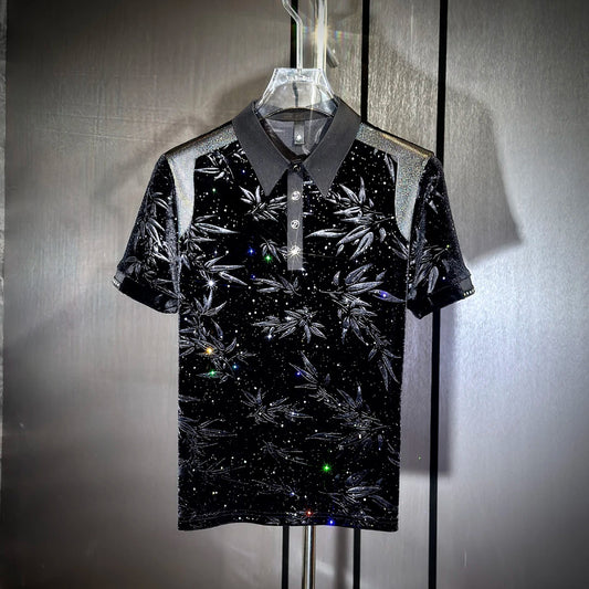 Leaf Texture Starlight Polo