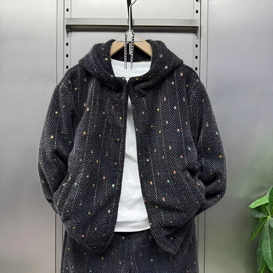 Knit Hooded Tracksuit