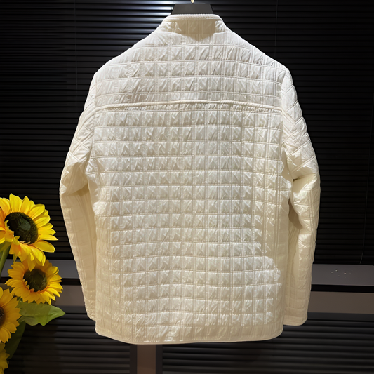 Mandarin Collar Quilted Tang Style Jacket