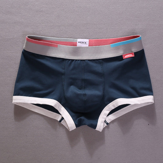 Sealed edges pure cotton boxer briefs