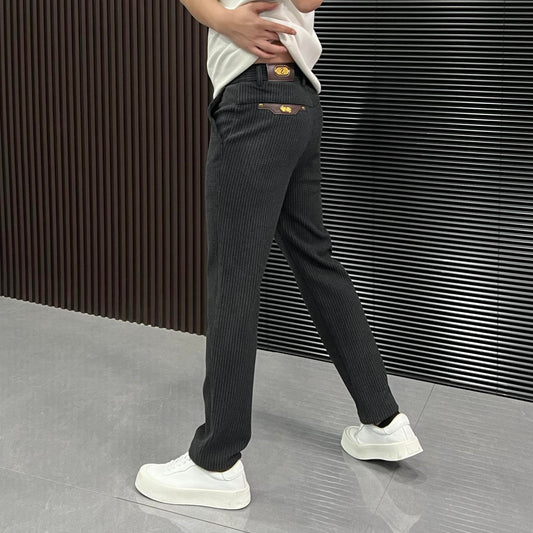 Fine knitting craftsmanship Simple soft trousers