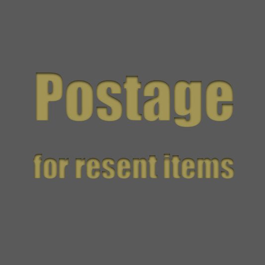 Postage for resent items