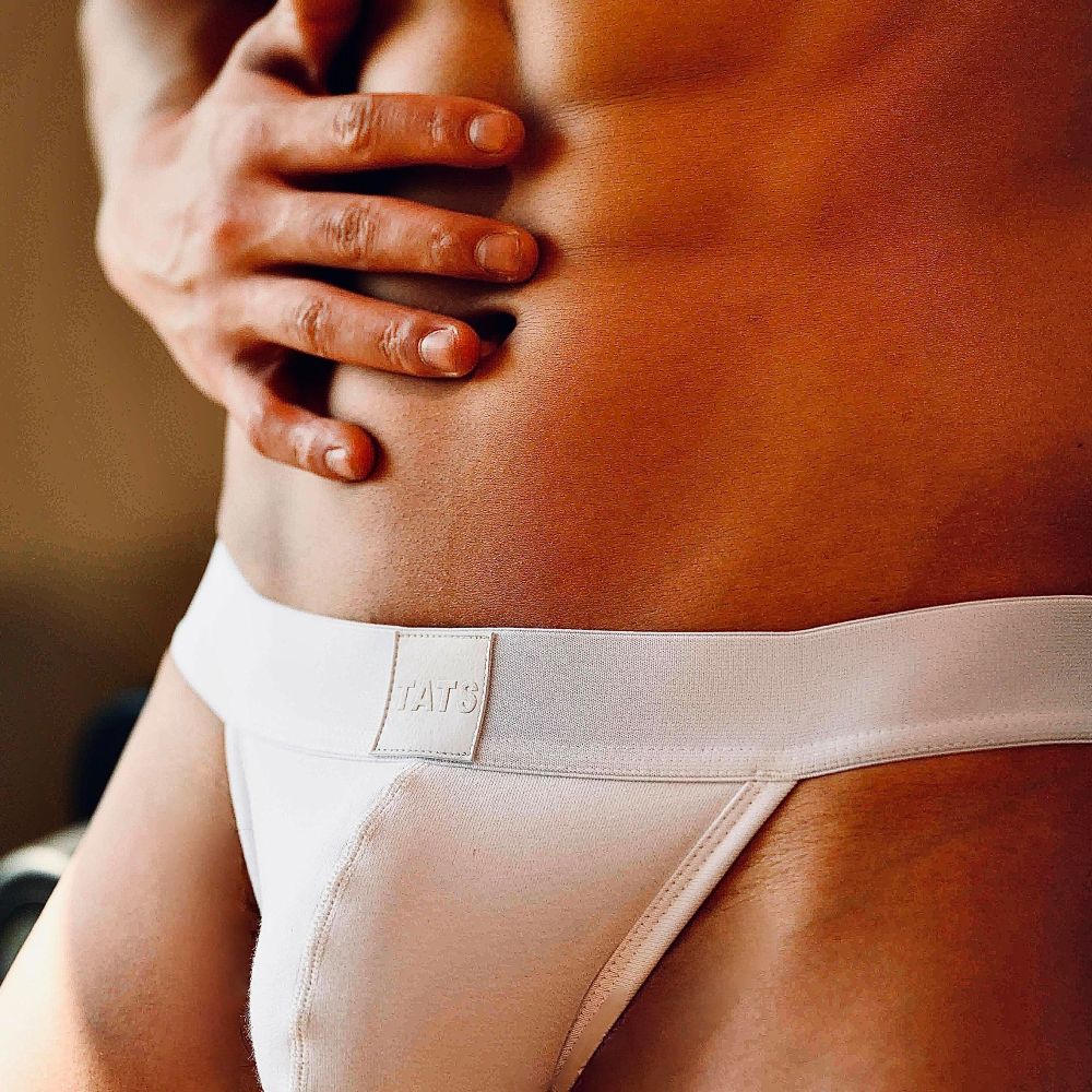 Ribbed cotton sexy sport briefs