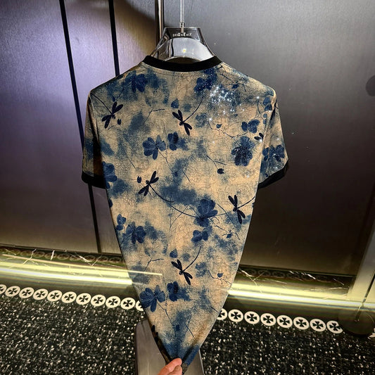 Floral Dragonfly Starlight Cool T-shirt