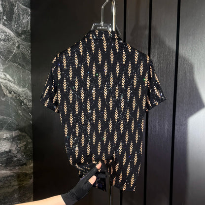 Wheat Ear Starlight Short-Sleeve Shirt