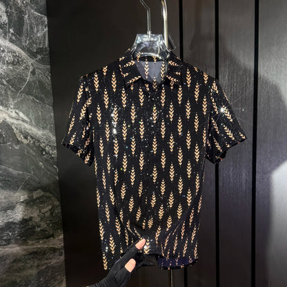 Wheat Ear Starlight Short-Sleeve Shirt