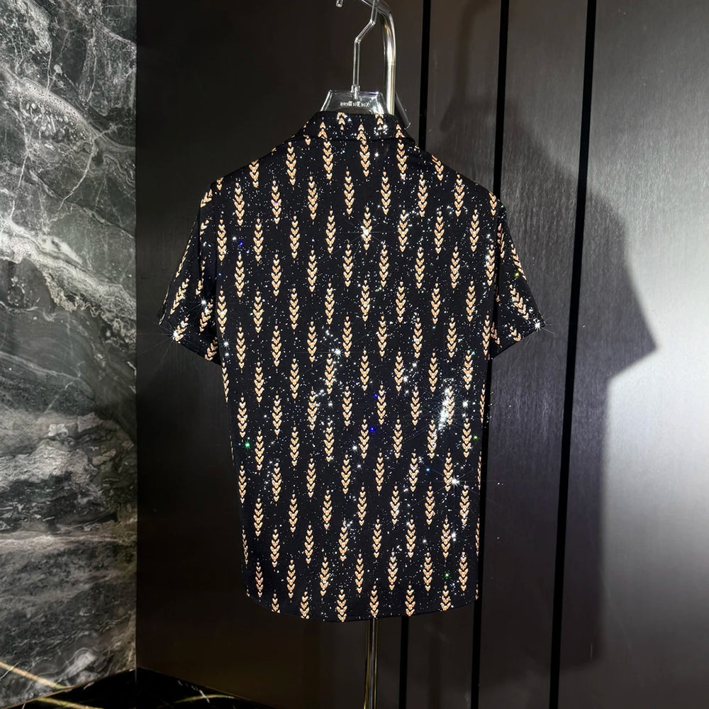 Wheat Ear Starlight Short-Sleeve Shirt