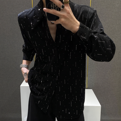 Simple Silver Shining Shirt