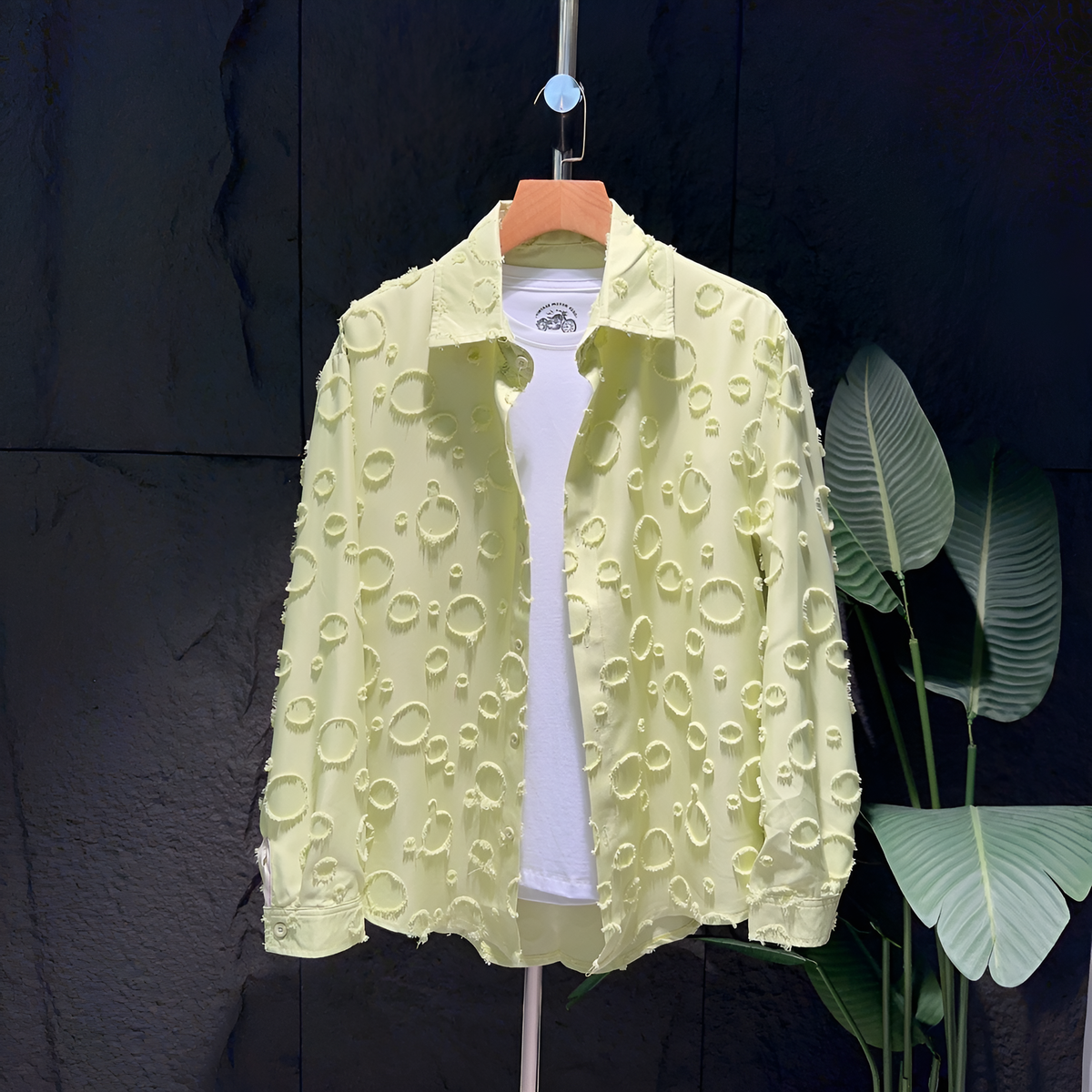 Moon Surface Casual Shirt