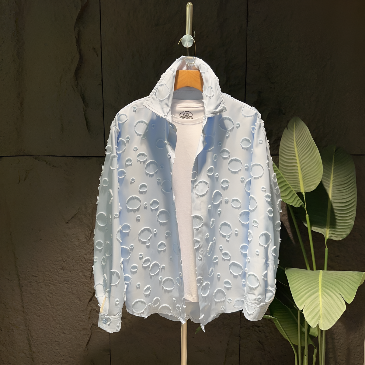 Moon Surface Casual Shirt