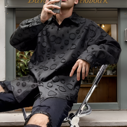 Moon Surface Casual Shirt