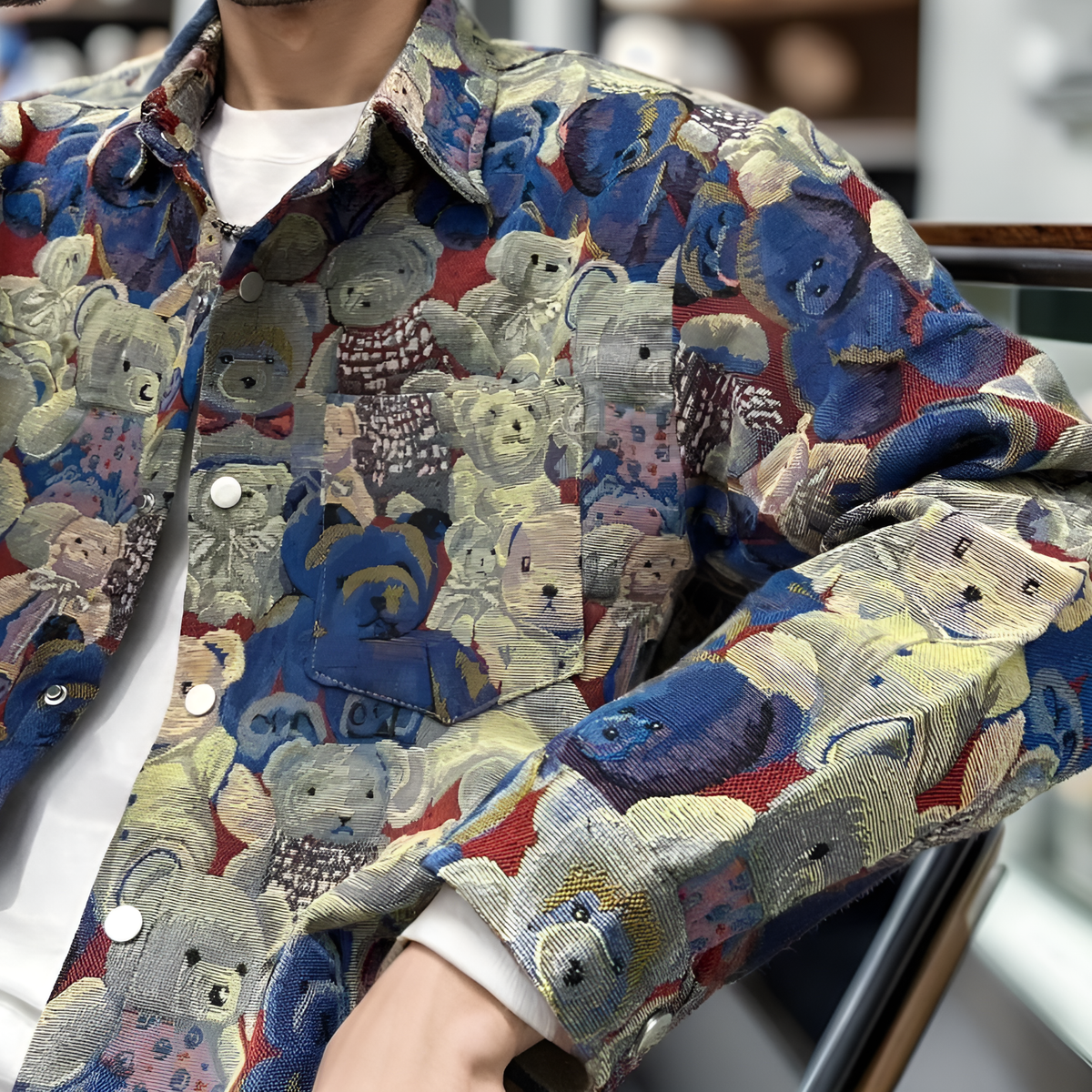 Bear shirt coat