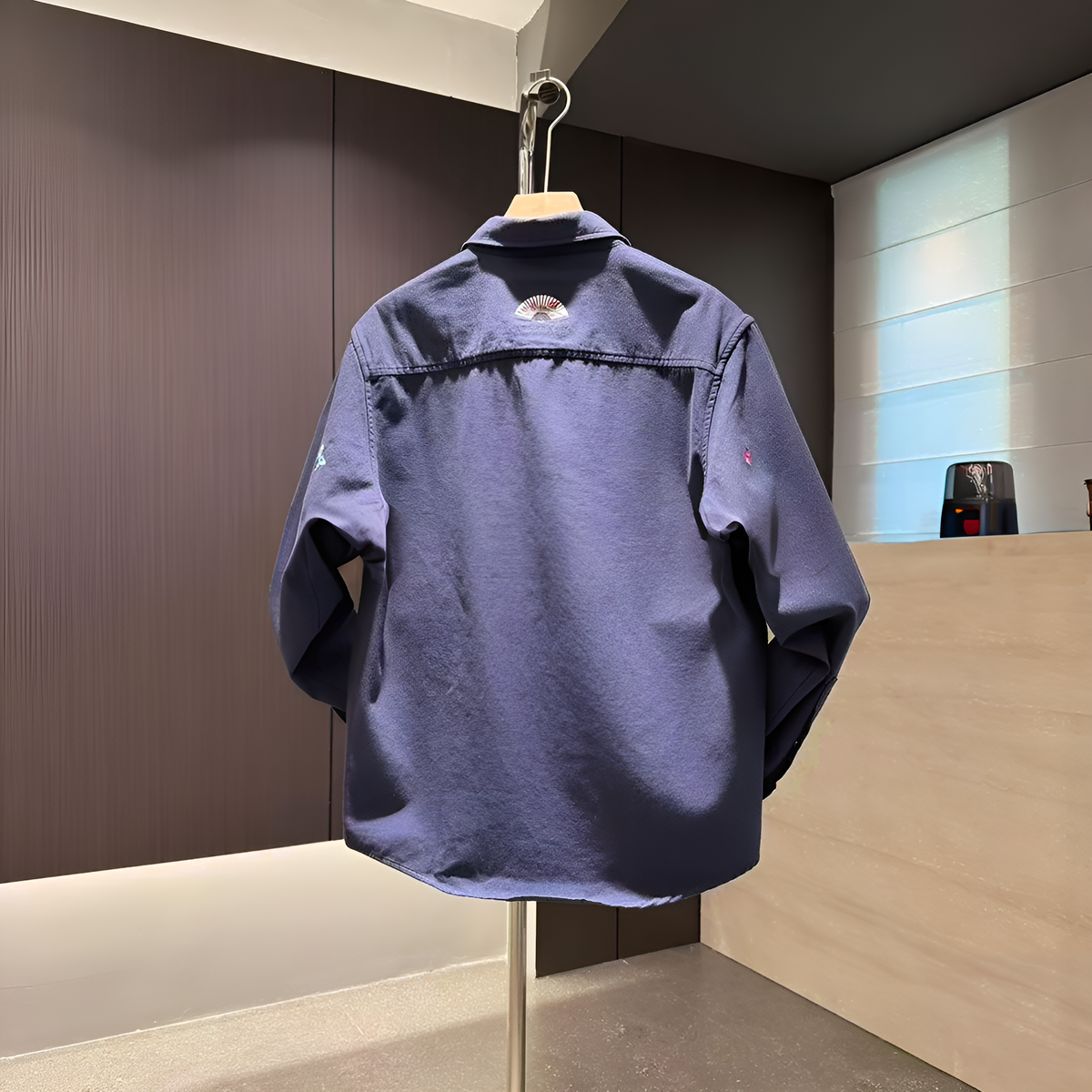 Floral Embroidery Casual Shirt