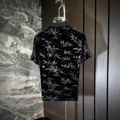 Leaf Texture Starlight Polo