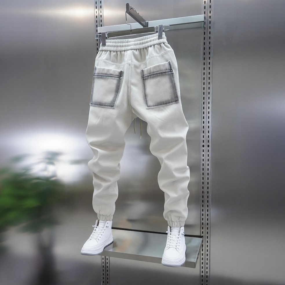 Simple trendy and versatile street style pants