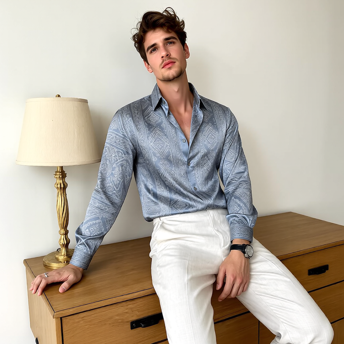 Exotic Totem Collared Casual Shirt (Series 5)