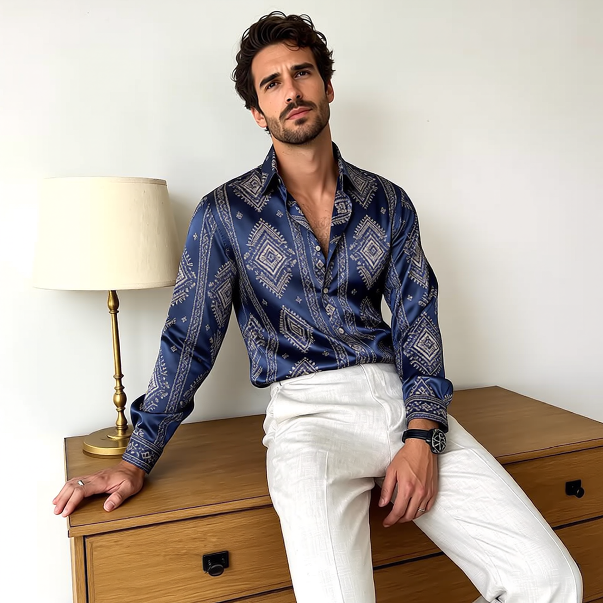 Exotic Totem Collared Casual Shirt (Series 5)
