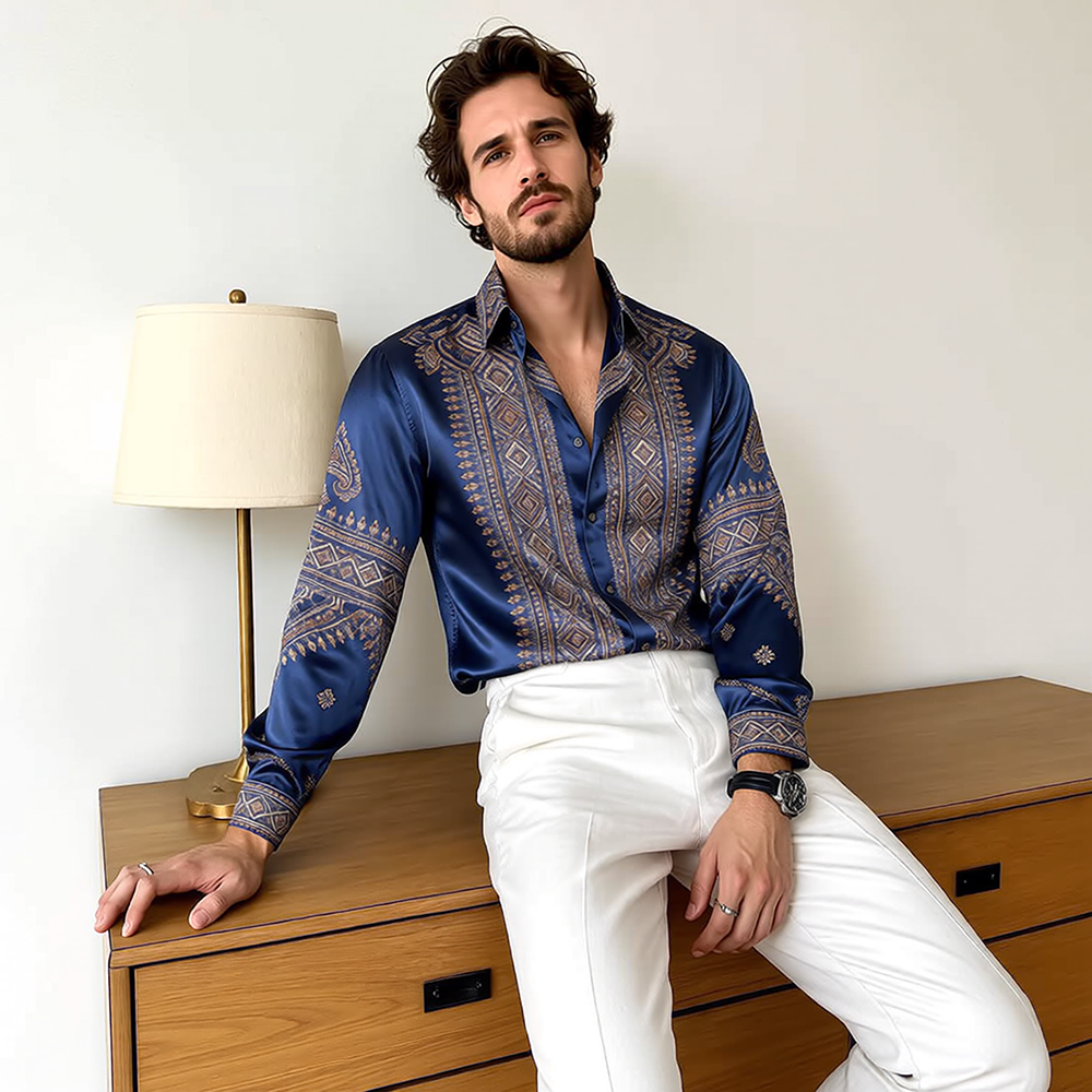 Exotic Totem Collared Casual Shirt (Series 3)