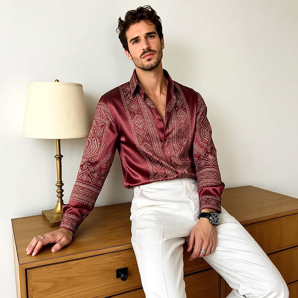 Exotic Totem Collared Casual Shirt (Series 3)