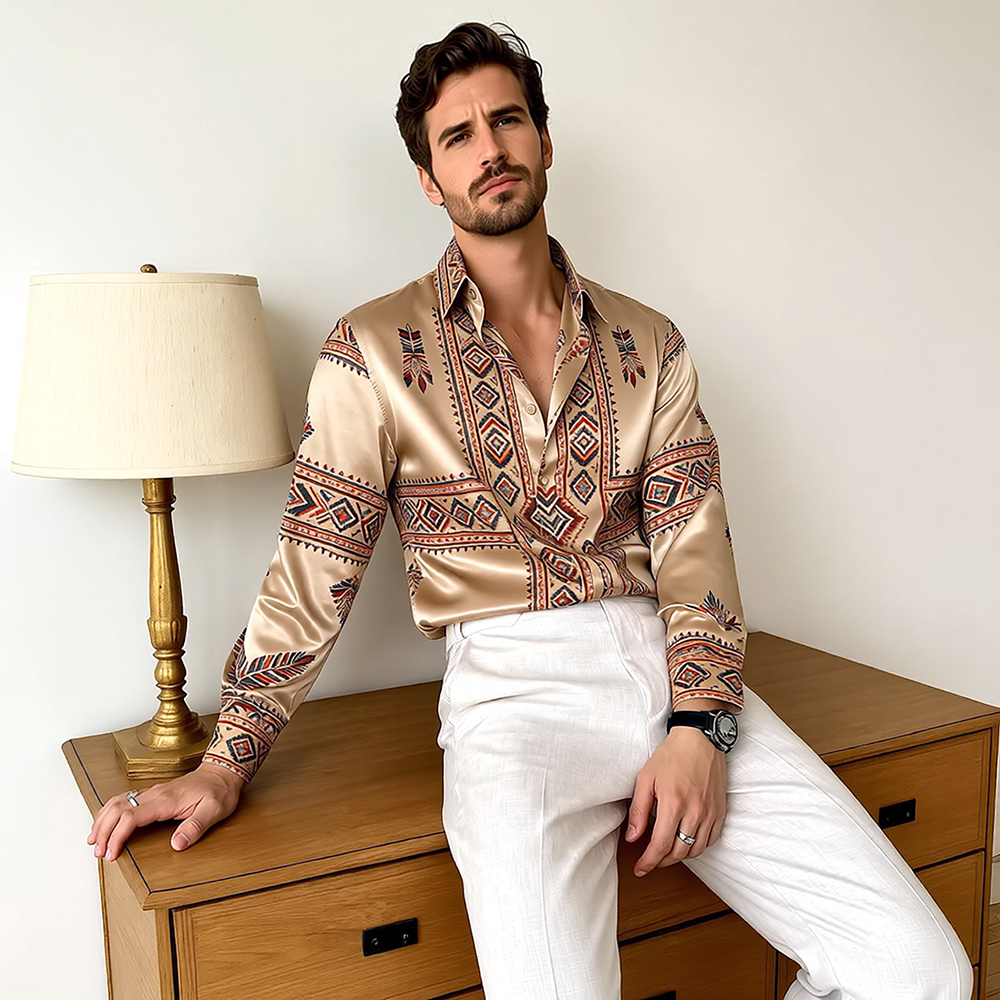 Exotic Totem Collared Casual Shirt (Series 2)