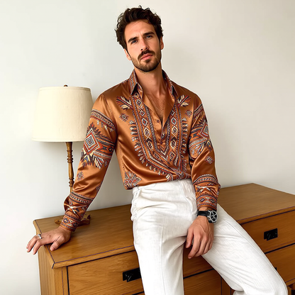 Exotic Totem Collared Casual Shirt (Series 3)