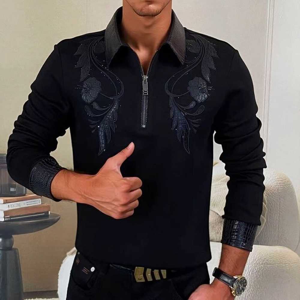 Decor Half-Zip Polo