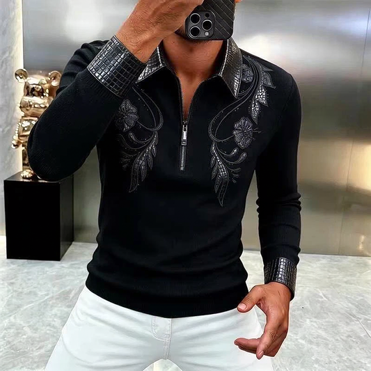 Decor Half-Zip Polo