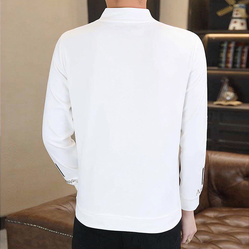 Asymmetric Placket Rhinestone Base Top