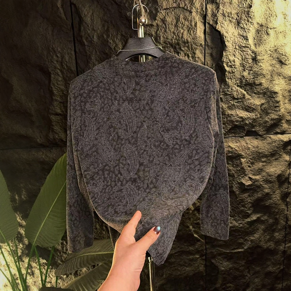 Jacquard Shimmer Slim Top