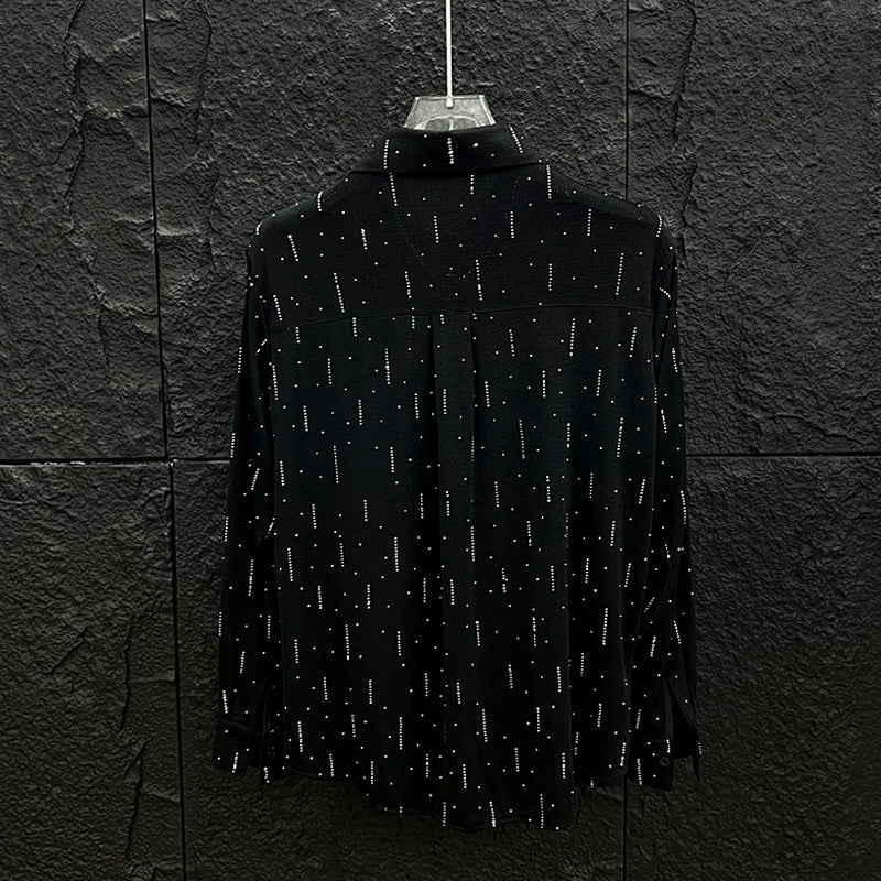 Simple Silver Shining Shirt