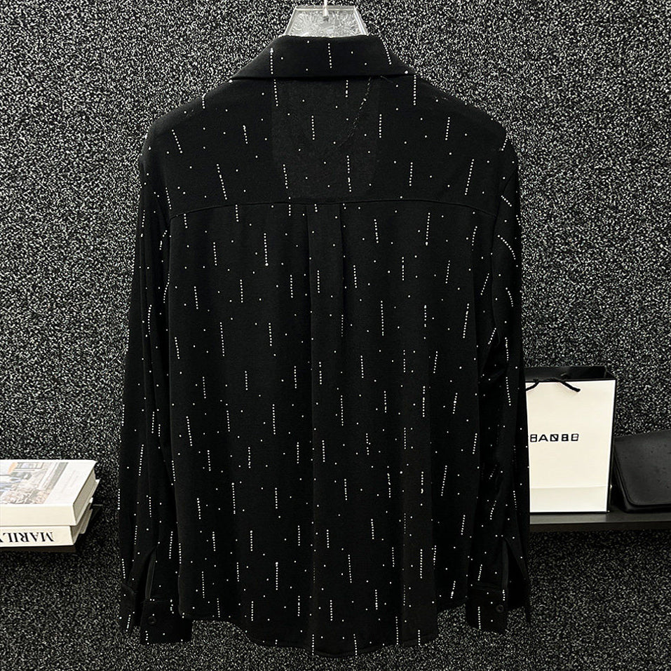 Simple Silver Shining Shirt
