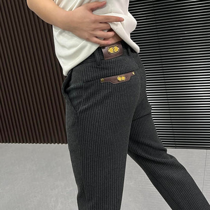 Fine knitting craftsmanship Simple soft trousers