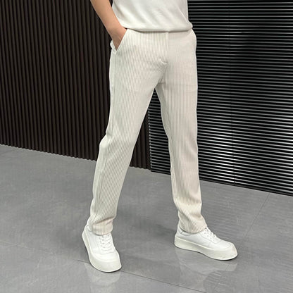 Fine knitting craftsmanship Simple soft trousers