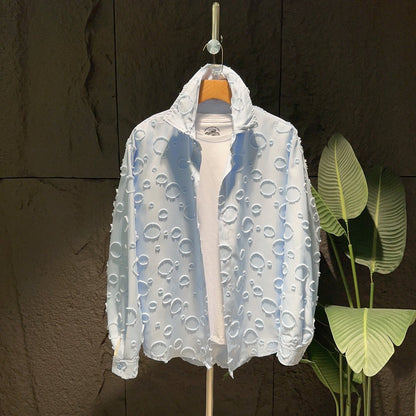 Moon Surface Casual Shirt