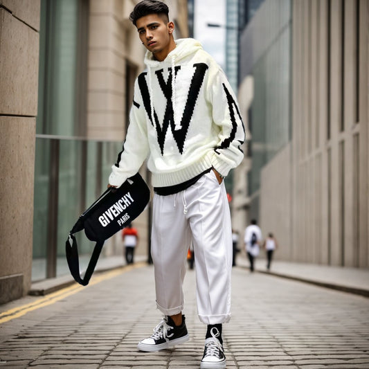 W wool hoodie